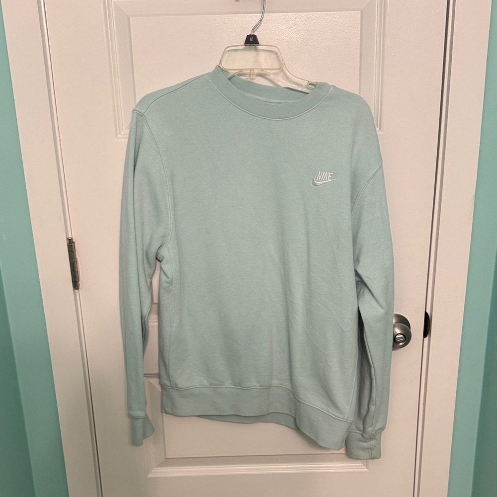 Nike Men's Sky Blue Crewneck Sweater